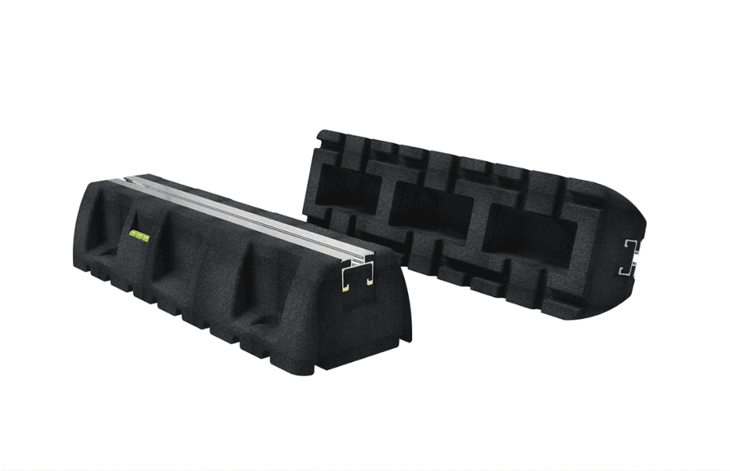 Baza de podea antivibratie din cauciuc vulcanizat SBR EXTREME 8' 1000mm, 1000x140x95H, max 650Kg